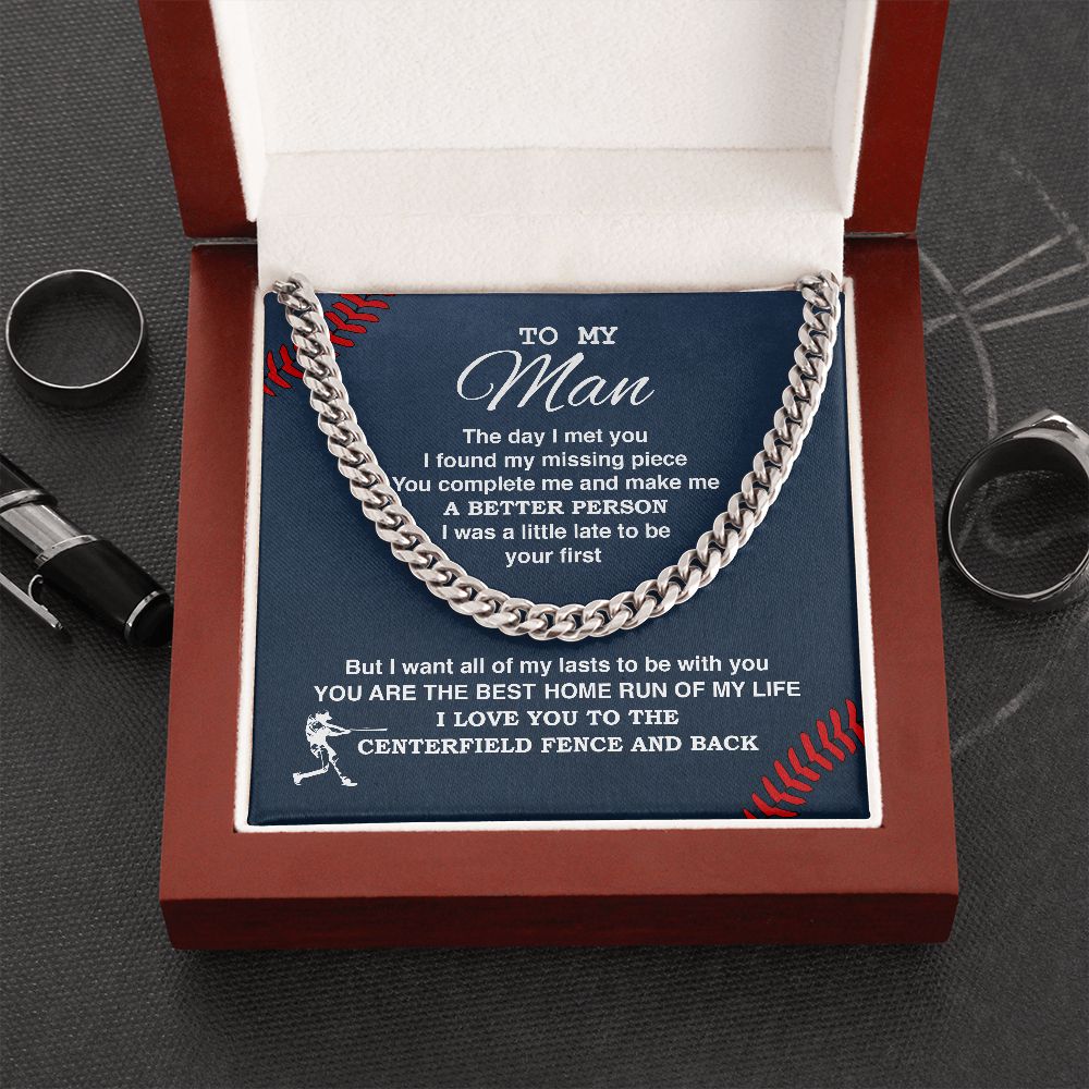 To My Man - Best Home Run, Cuban Link Chain