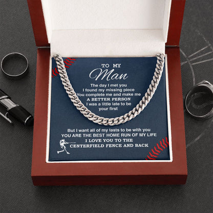 To My Man - Best Home Run, Cuban Link Chain