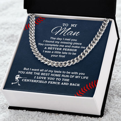 To My Man - Best Home Run, Cuban Link Chain