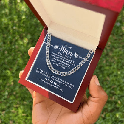 To My Man - Best Touchdown, Cuban Link Chain