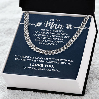 To My Man - Best Touchdown, Cuban Link Chain