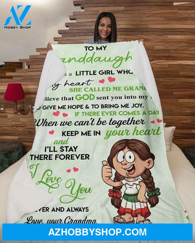 To My Mexico Granddaughter Fleece Blanket
