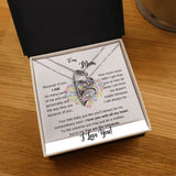 To my Mom - Because of you I AM - Forever Love Necklace