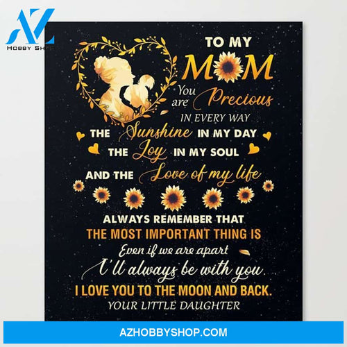 To My Mom Canvas Print Mom Canvas Art Print Wall Art Wall Decor