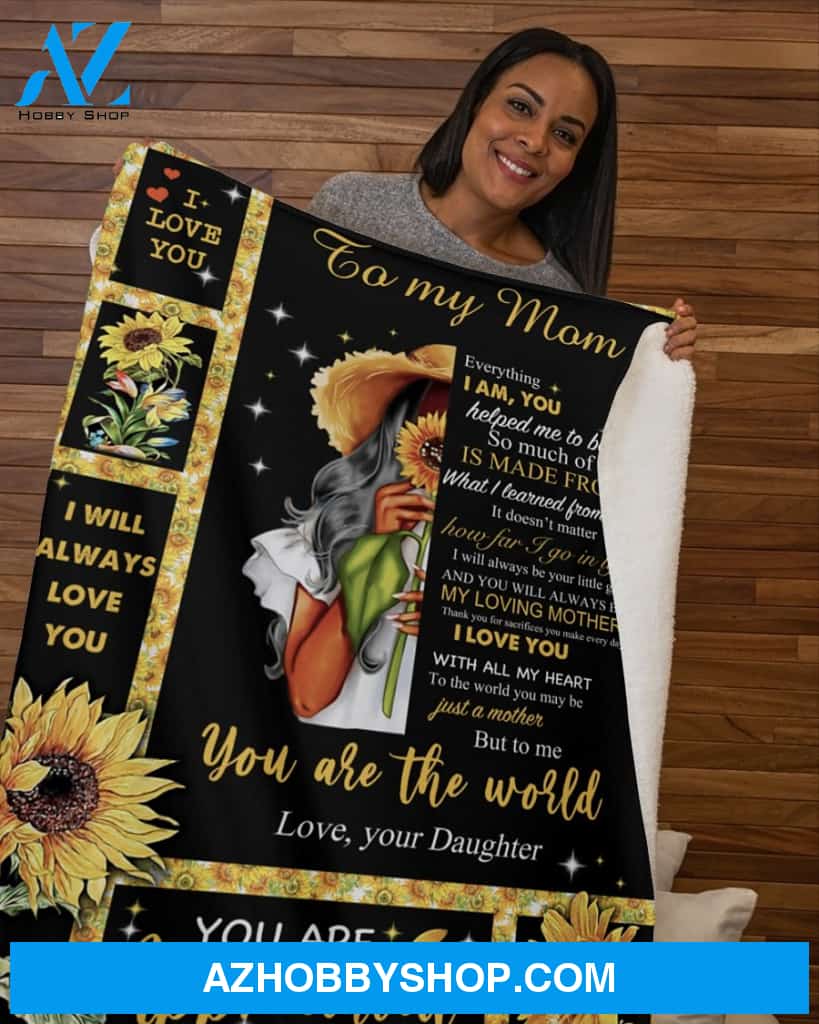 To My Mom Fleece Blanket