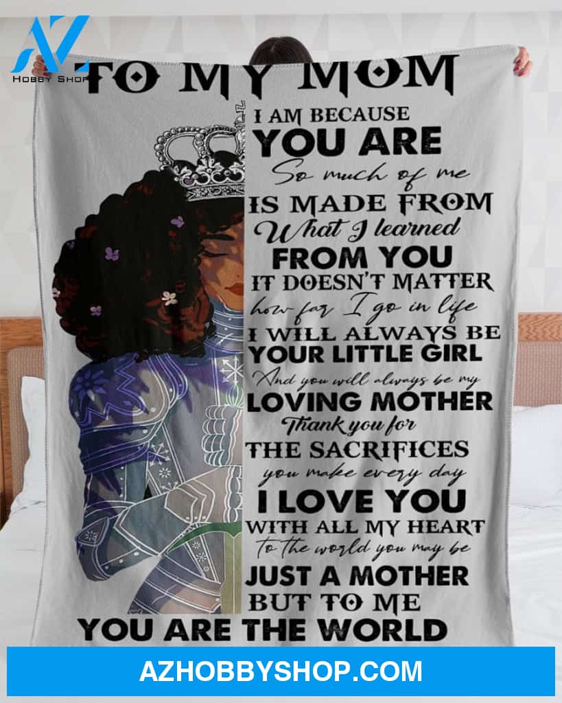 To My Mom Fleece Blanket