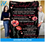 To My Mom Fleece Blanket Letter From Daughter - Gift For Mom | Family Blanket