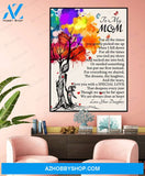 To My Mom - From Daughter - Framed Canvas Gift DM001