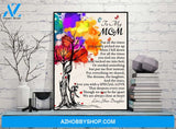 To My Mom - From Daughter - Framed Canvas Gift DM001