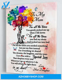 To My Mom - From Daughter - Mother's Day Framed Canvas Gift DM003