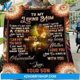 To My Mom I Let You Know That You Are Appreciated Fleece Blanket Gift For Family Birthday Mom Mother Daughter Son Gift 