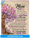 To My Mom I Will Always Be Your Little Boy Fleece Blanket - Quilt Blanket Mother's Day Gift Gift For Mom Gift From Son To Mom 