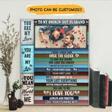To My Smokin' Hot Husband Canvas Gallery Wraps For Couple