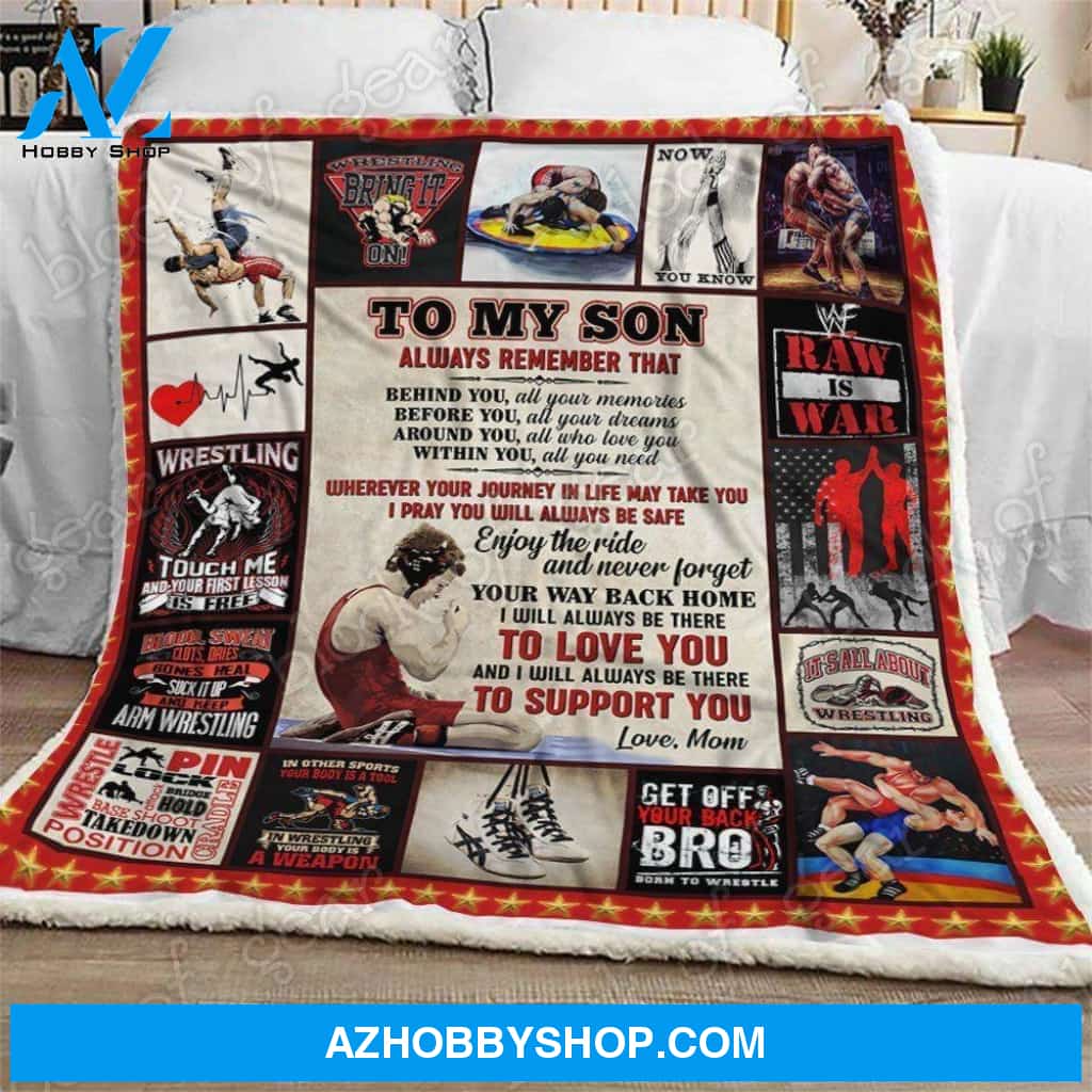 To My Son Blanket Always Remember Gift For Son Fleece Blankets Unique Gifts