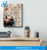 To My Son Canvas From Mom Football Canvas Full Size Canvas Wall Art Never Forget That I Love You