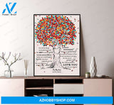 To My Son - From Mom - Framed Canvas Gift MS001