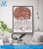 To My Son - From Mom - Framed Canvas Gift MS001