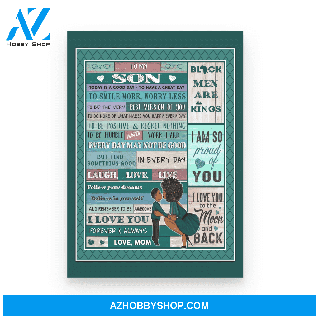 To my Son Poster Canvas