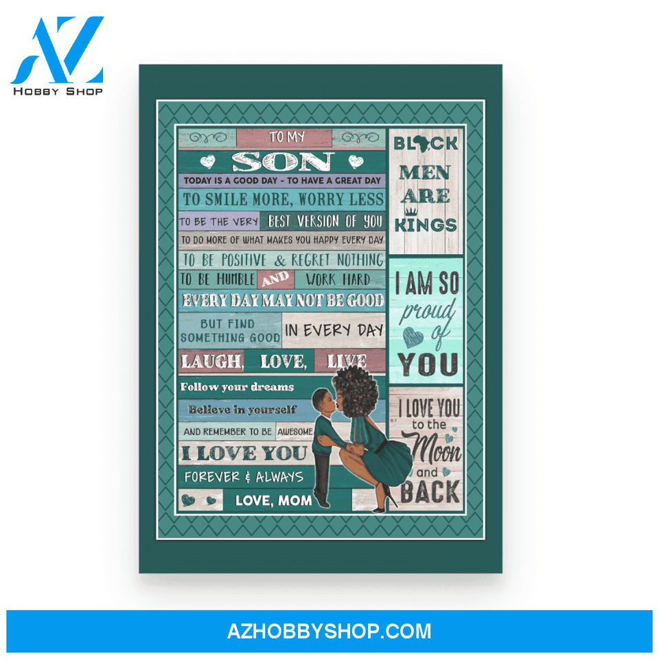 To my Son Poster Canvas