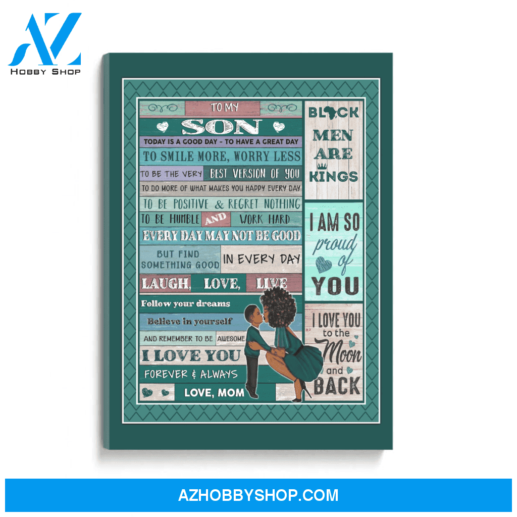 To my Son Poster Canvas