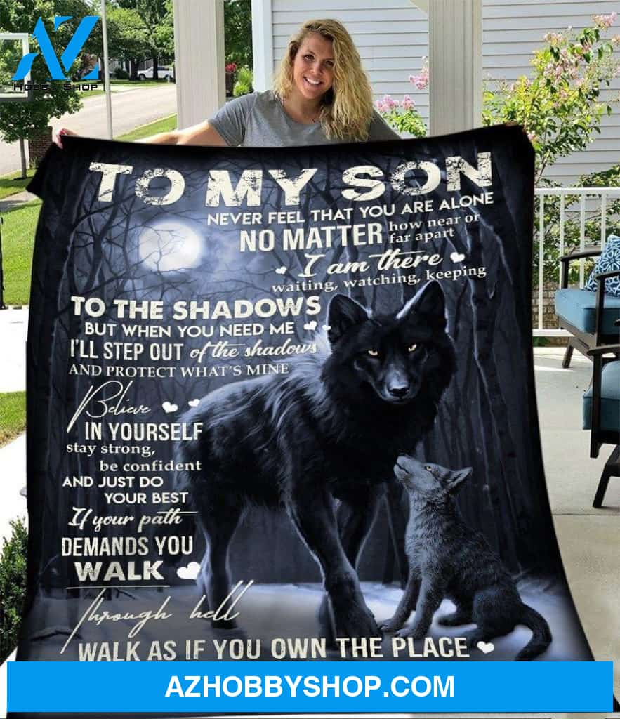 To My Son Special Gift For Son Blanket Unique Gifts