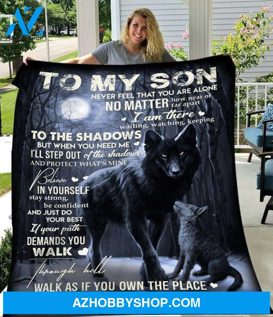 To My Son Special Gift For Son Blanket Unique Gifts