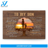To My Son/Daughter I Love You Forever & Always, Family Custom Poster/Canvas, Gift For Family