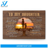To My Son/Daughter I Love You Forever & Always, Family Custom Poster/Canvas, Gift For Family