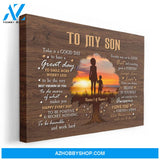 To My Son/Daughter I Love You Forever & Always, Family Custom Poster/Canvas, Gift For Family