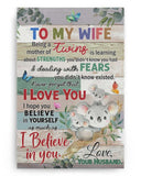 To My Wife- Being a mother of twins - Poster/Canvas - Gift For Wife