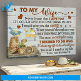 To my wife - Bird couple with clay pots - Never forget that I love you - Couple Landscape Canvas Prints, Wall Art