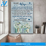 To my wife - Flower jars - How special you are to me - Portrait Canvas Prints, Wall Art