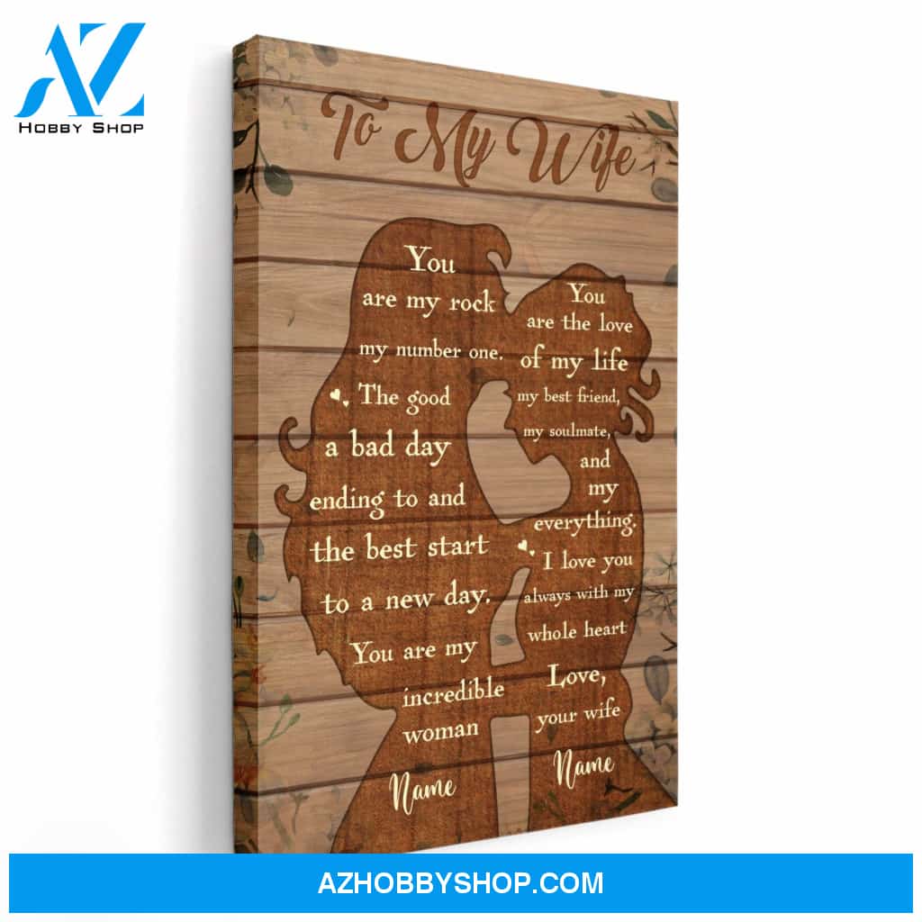 To My Wife - You Are The Love Of My Life, LGBT Custom Poster/Canvas, Gift For LGBT Couple