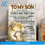 To son - Believe in yourself - Family Portrait Canvas Prints - Wall Art