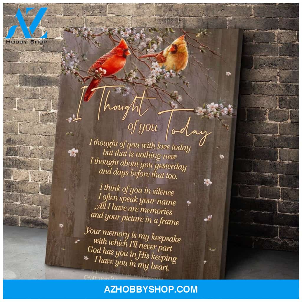 Today Cardinal Wall Art Canvas