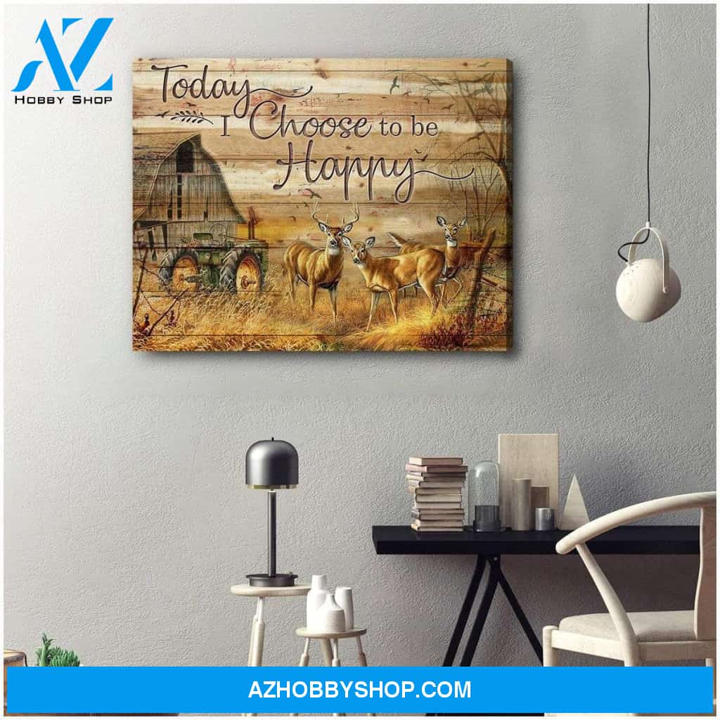 Today I Choose Hunting Wall Art Canvas