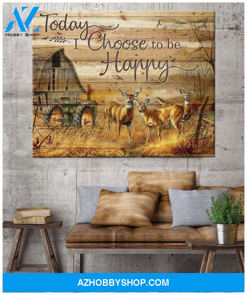Today I Choose Hunting Wall Art Canvas