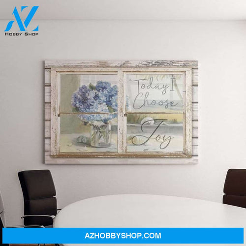 Today I Choose Joy, Farmhouse Sign Decor, Jesus Canvas, Jesus Gift