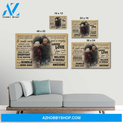 Today is a good day - Personalized Canvas