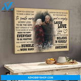 Today is a good day - Personalized Canvas