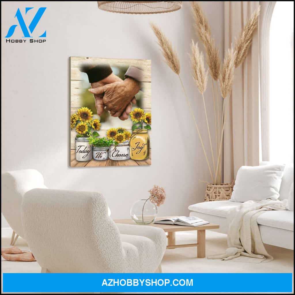 Today we choose joy - Personalized Canvas