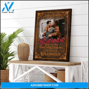 Together every night is Halloween - Personalized canvas