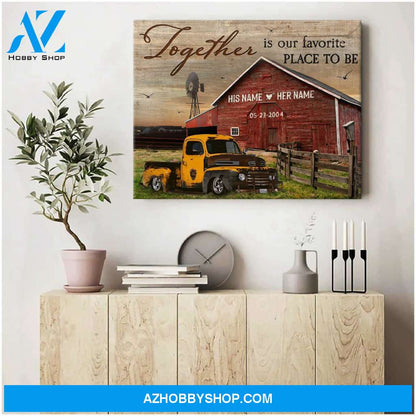 Together is our favorite place to be Canvas And Poster, Wall Decor Visual Art