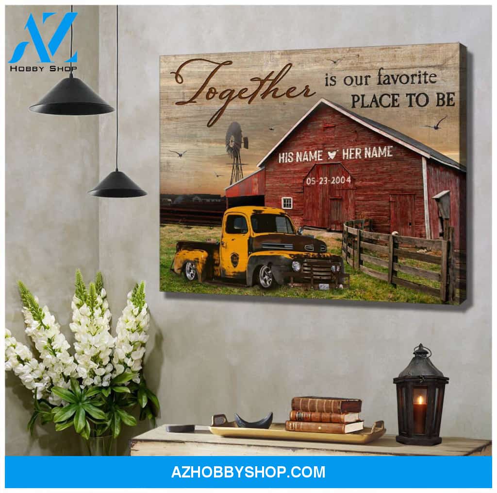 Together is our favorite place to be Canvas And Poster, Wall Decor Visual Art