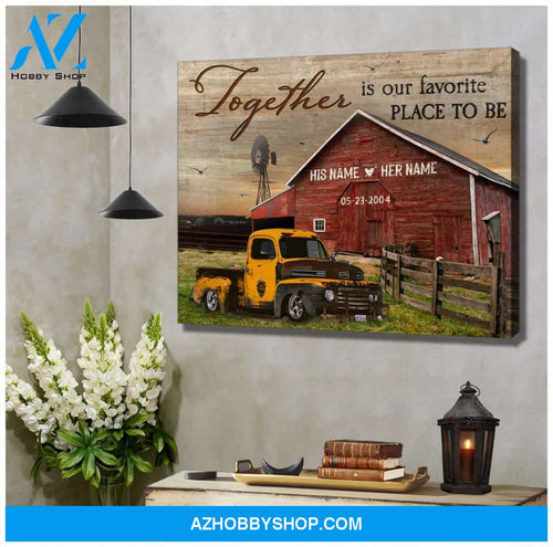 Together is our favorite place to be Canvas And Poster, Wall Decor Visual Art