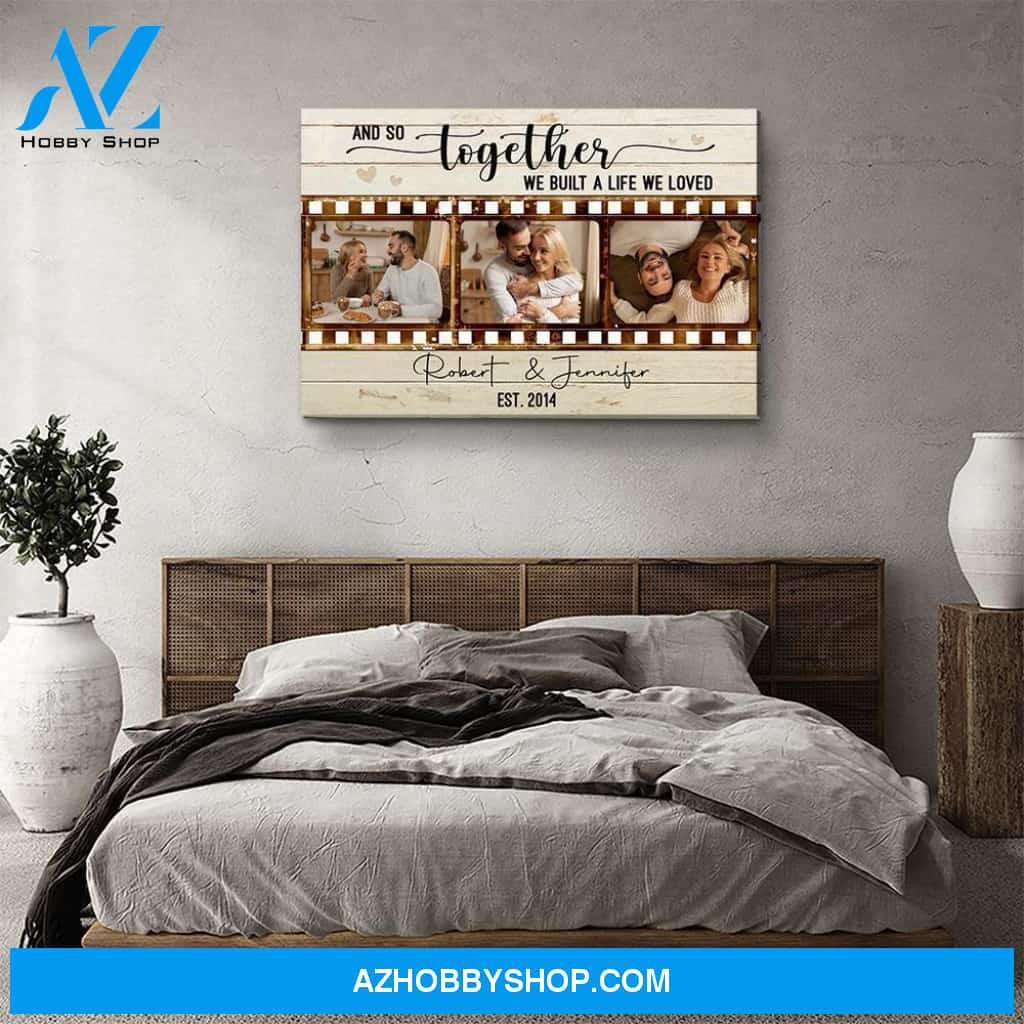 Together We Built - Personalized Custom Photo Canvas