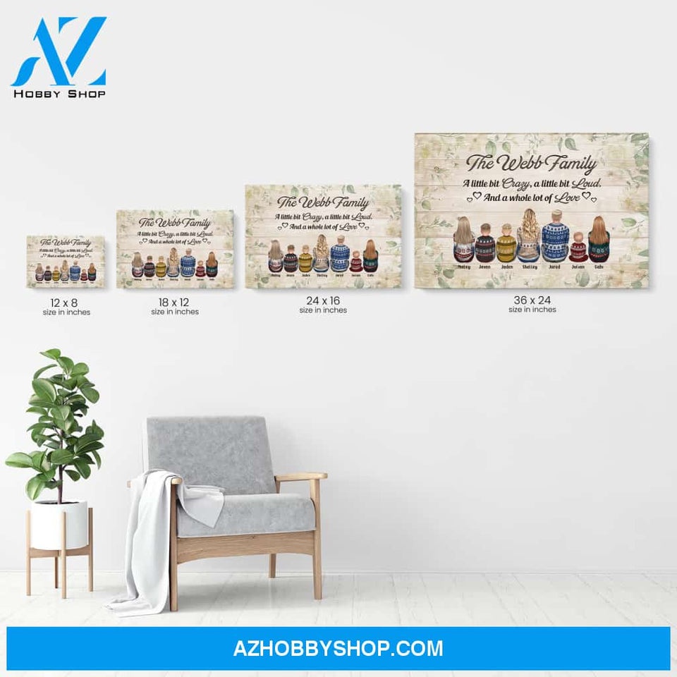 Together We Make A Family - Personalized Poster/Canvas - Christmas Gift For Family