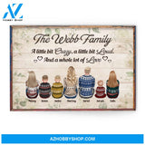 Together We Make A Family - Personalized Poster/Canvas - Christmas Gift For Family
