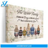 Together We Make A Family - Personalized Poster/Canvas - Christmas Gift For Family