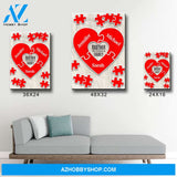 Together We Make A Family Puzzle Premium Canvas